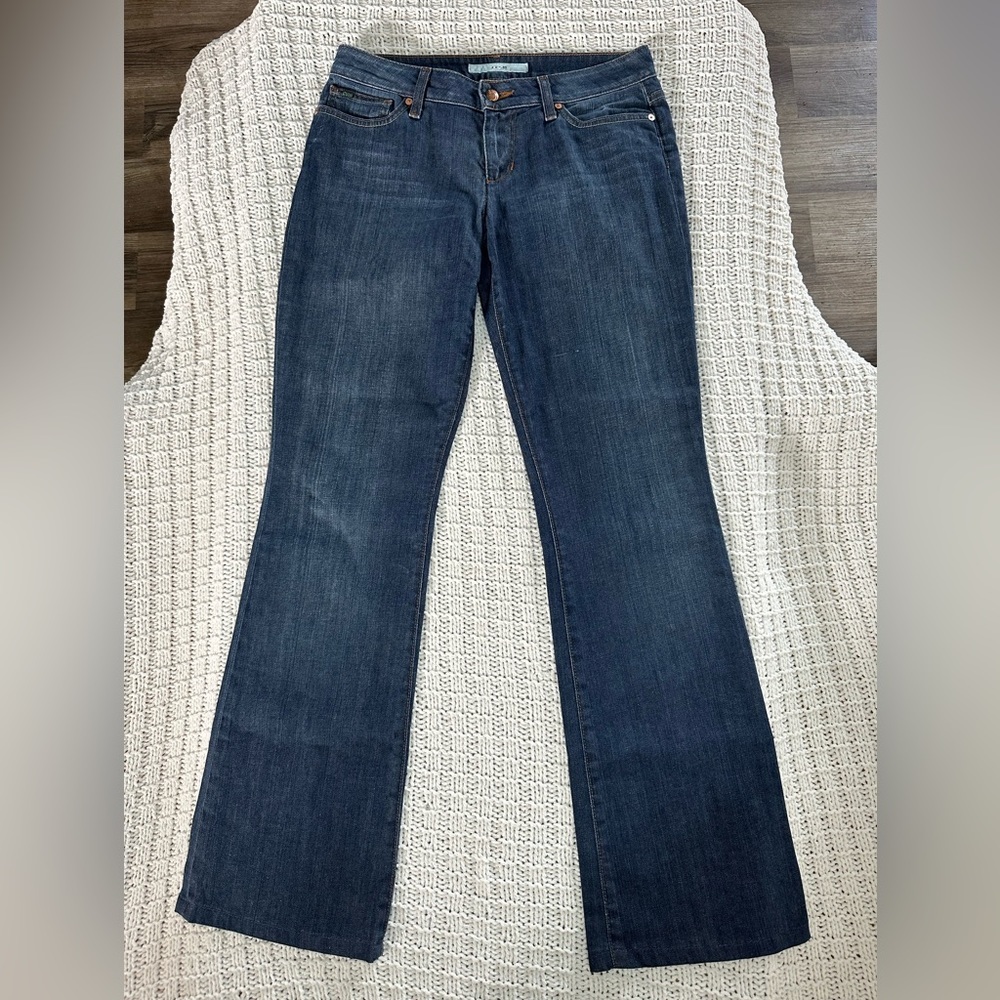 JOE’S Jeans HONEY Fit Women’s Blue Dark Wash Curvy Bootcut Jeans SZ W29 (D251)